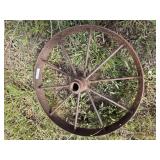 IRON WHEEL APPROX SIZE 23 1/2'