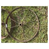 IRON WHEEL APPROX SIZE 25 1/2'