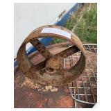 IRON WHEEL APPROX SIZE 7'