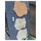 3)MOUNTING PLAQUES (2-10X13 & 1-12X16)