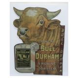 Rare Bull Durham flange sign