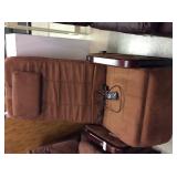 brown Vibrating massage chair zero gravity