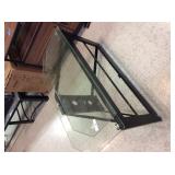 glass tv stand