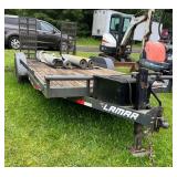 2019 Lamar 18 Ft Twin Axle Trailer