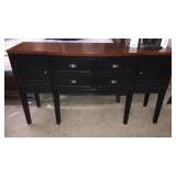 Ashley Black & Cherry Huntboard *Scratched