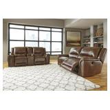 Ashley u766 Jayron LEATHER REC Sofa & Love Seat