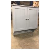 Gray Hanging Cabinet