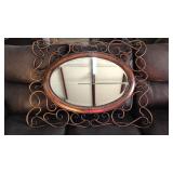 Bronze Large Designer Mirror