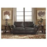 Ashley 984 Lorton Leather Love Seat