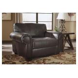 Ashley 984 Lorton Leather 56" Chair 1/2