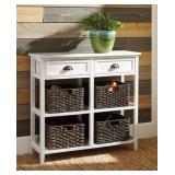 Ashley A4000139 White 34" Cabinet w/Storage