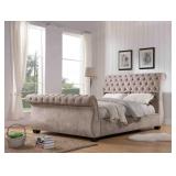 Queen - JGW-127 Vanity Mouse Designer Sleigh Bed