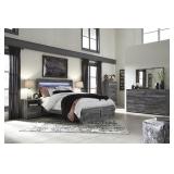 Ashley B221 King 5 pc Bedroom Suite w/LED Lighting