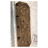 Relief Carved Hall Tree