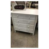 White 4 Drawer Chest