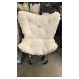 Folding Shaggy Chair