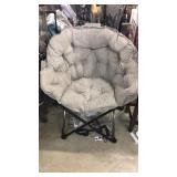 Large Gray Folding Chair