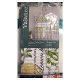 JC Home Lemon Zest Valance