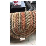 Oval Braided Rug 24 x 36