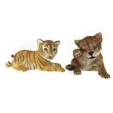 R. J. Brown R.S.L. Porcelain Wildcat & Tiger