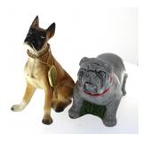 English Bulldog & Boxer Figurines