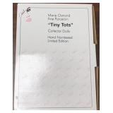 Set of 4 MARIE OSMOND PORCELAIN TINY TOTS