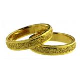 24kt Pure .999 Gold 3.8 mm Stack Bands