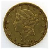 1902-P Liberty Head $20 Gold Double Eagle