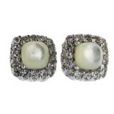 Vintage Style Moonstone Designer Earrings