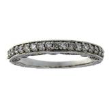 14kt Gold Antique Style 1.00 ct Diamond Band