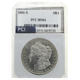 1881-S MS64 Morgan Silver Dollar