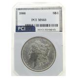 1886 MS64 Morgan Silver Dollar