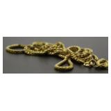 14kt Gold 22" Box Necklace