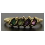 10kt Gold Gemstone Dinner Ring