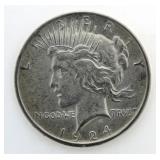 1924-P Peace Silver Dollars