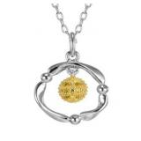 Genuine Yellow Diamond Accent Pendant