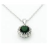 Round 2.00 ct Green Quartz Fashion Pendant