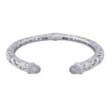 Elegant Filigree Bangle Bracelet