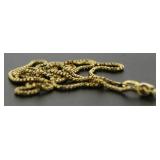 14kt Gold 16" Heavy Necklace