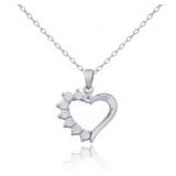 Diamond Accent Heart Pendant