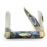 Bulldog Peacock Exotic Handle Cigar Knife