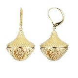 18kt GP Large Designer Earrings