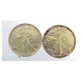 1986 & 1987 American Eagle Silver Dollar