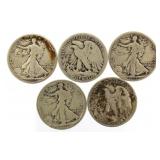 1917 Walking Liberty Silver Half Dollars *KEY Date