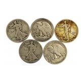 1918 Walking Liberty Silver Half Dollars *KEY Date