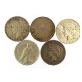 1923 Peace Silver Dollars
