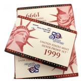 1999 US Mint Silver Proof Set