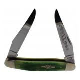 Case XX Green Jigged Bone Muskrat Knife