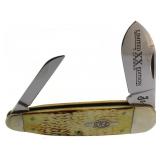 Case XX Burnt White Elephant Toe Knife