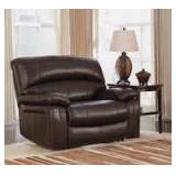 Ashley U982 LEATHER Zero Wall Wide Seat Recliner